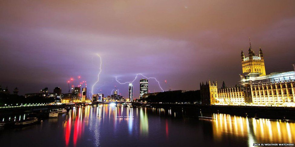 thunderstorms in london